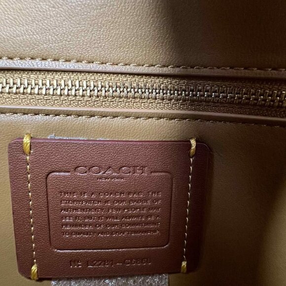 Coach Rogue Top Handle in Hay/Colorblock - Picture 5 of 5